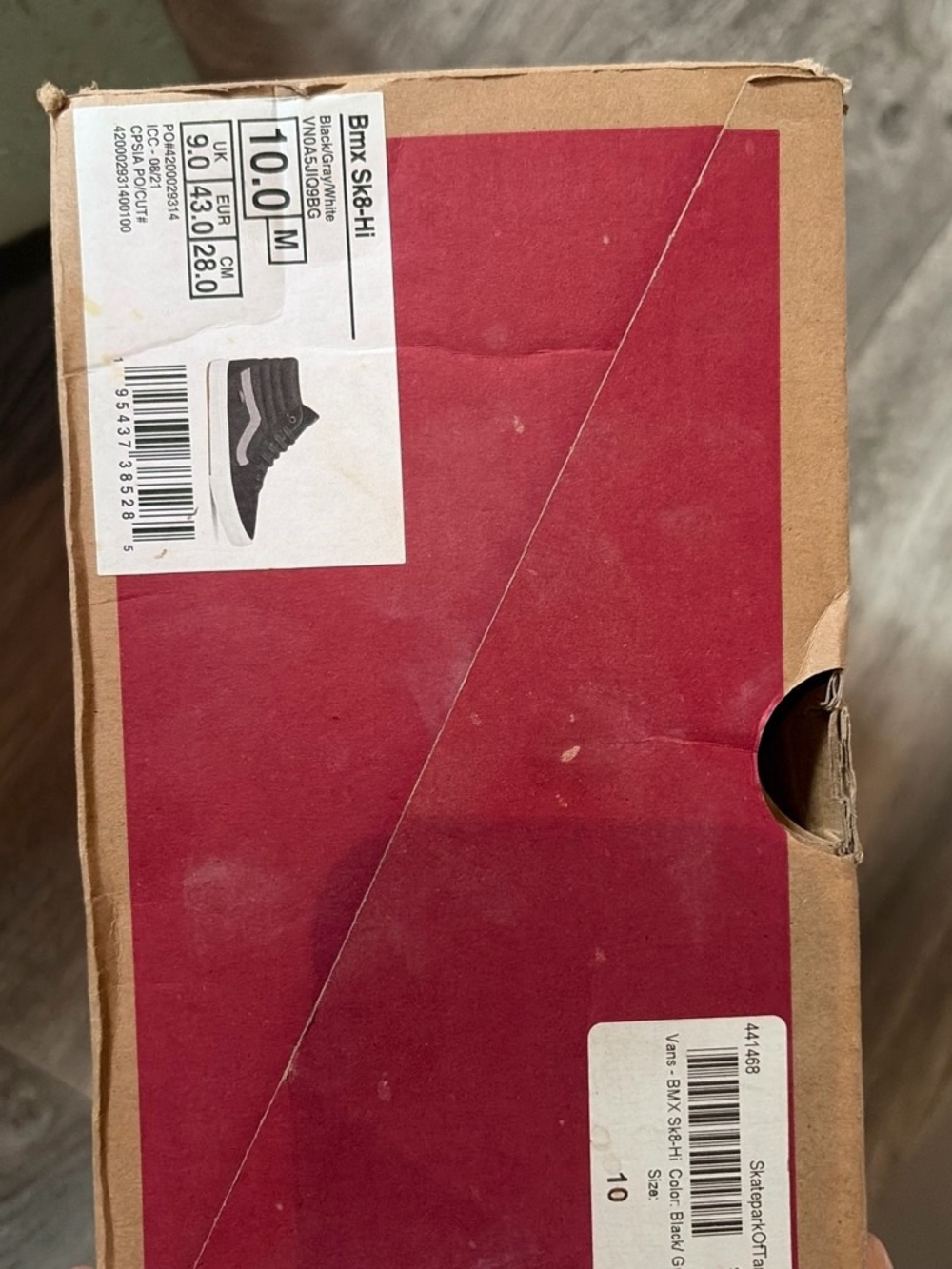 Vans BMX Sk8-Hi Men's Black High-Top Sneakers